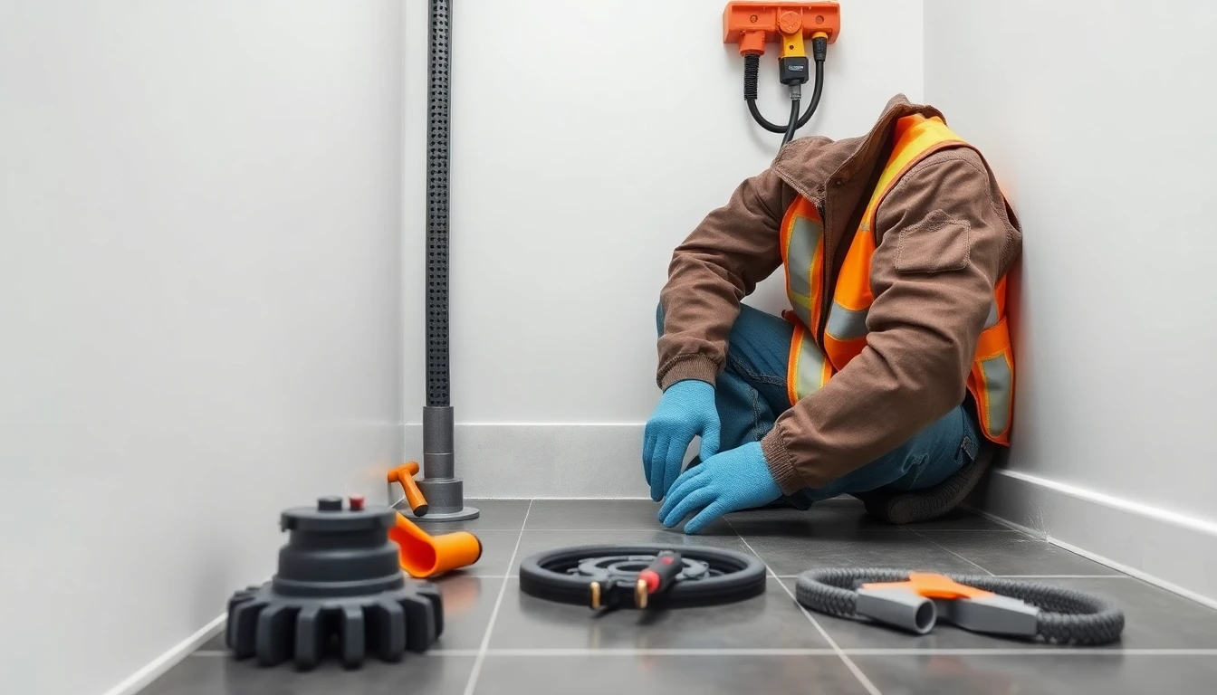 Interior Drain Tile Installation